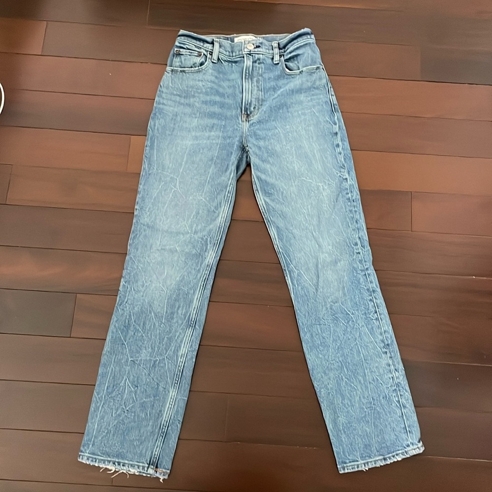 Abercrombie and fitch the 90s high rise jeans